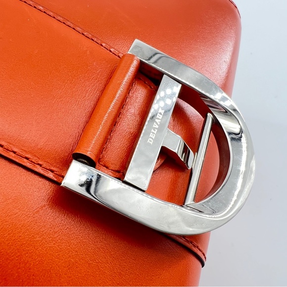 Delvaux Brillant MM Mandarine Handbag - Picture 8 of 12